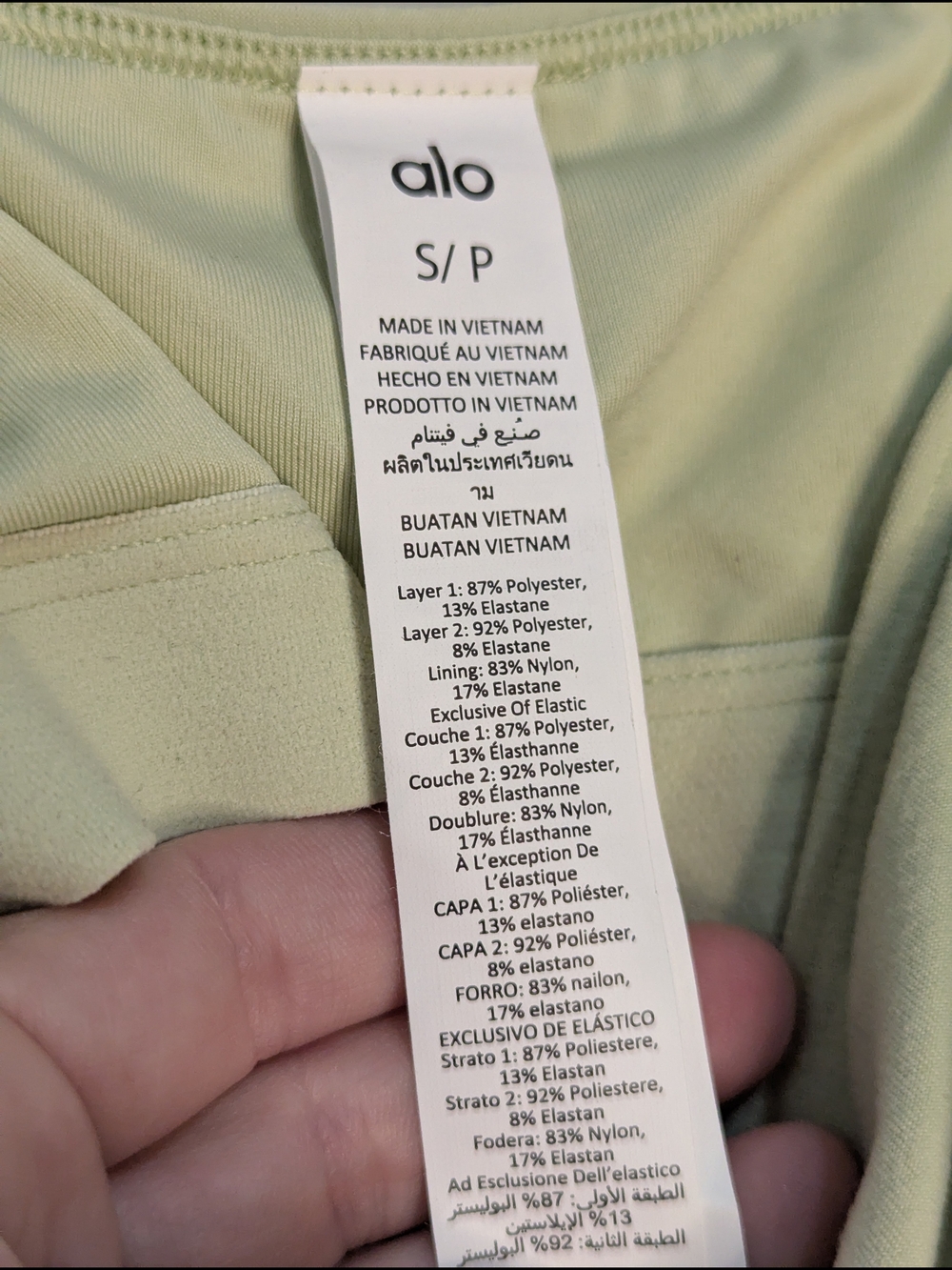 ALO Alosoft Courtside Tennis Dress in Iced Green Tea - Size S - Picture 5 of 9